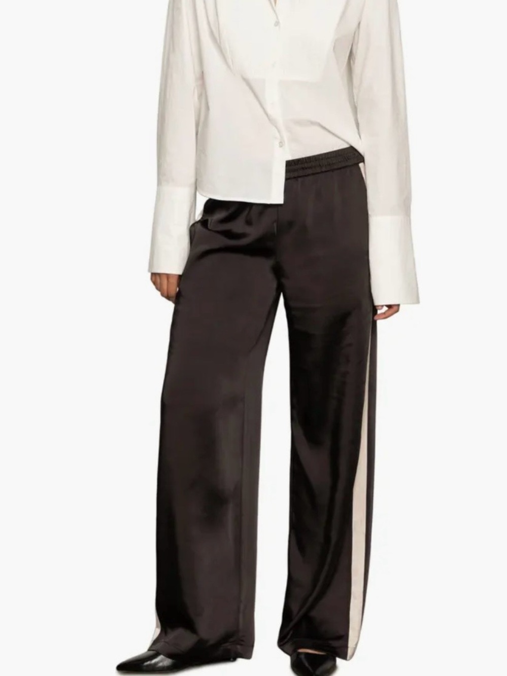 SANCTUARY Satin Track Pants